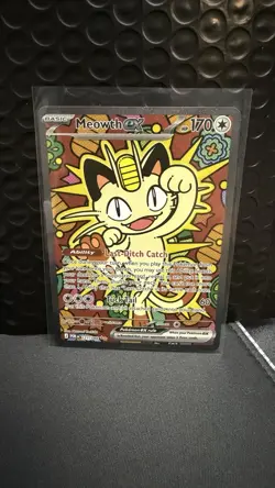 Pokemon Meowth EX Full Art Holo 121/088 POR The Pokemon Company 170HP - Image 1
