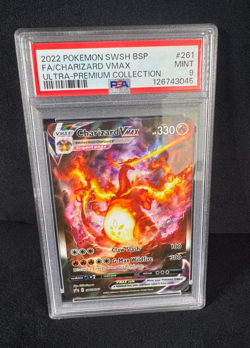 Pokemon Charizard VMAX UPC 2022 SWSH261 Black Star Promo Full Art Holo PSA 9 MT - Image 4