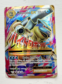 Pokemon TCG Mega M Blastoise EX Evolutions Full Art Ultra Rare Holo Card 102/108 - Image 1