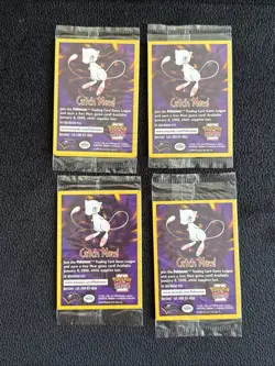 Pokemon First Movie Set of 4 Promo Cards Dragonite Mewtwo Pikachu Elect SEALED - Image 1