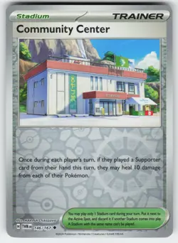 Community Center 146/167 Uncommon Twilight Masquerade Pokemon Reverse Holo NM - Image 1