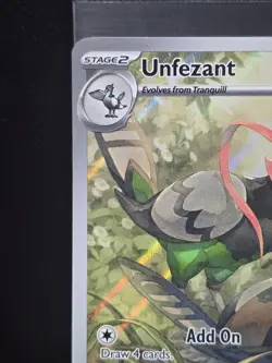 POKEMON UNFEZANT 150/086 150/086 HOLO ILLUSTRATION RARE BLACK BOLT NM - Image 5