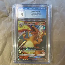 CGC 9 Charizard GX 9/68 Hidden Fates Ultra Rare Holo 2020 Pokemon TCG - Image 1