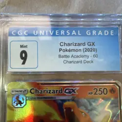 CGC 9 Charizard GX 9/68 Hidden Fates Ultra Rare Holo 2020 Pokemon TCG - Image 3