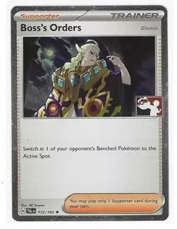 Boss's Orders 172/193 Holo Play Promo Pokemon Card NM - Image 1