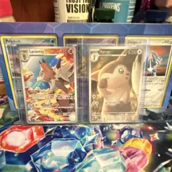 Pokemon TCG Lycanroc and furret journey together lot - Image 1