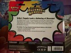 Pokemon TCG Mega Evolution Ascended Heroes Erika 2-Pack Booster w/ Promo Coin - Image 2
