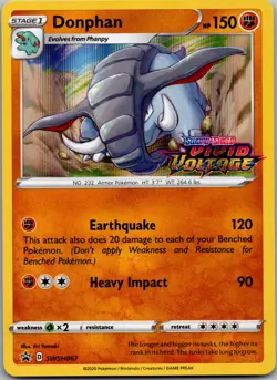 DONPHAN SWSH067 HOLO SWORD & SHIELD PROMO POKEMON NM/M - Image 1