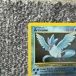 VINTAGE Articuno TCG 2/62 Fossil Holo Rare Pokemon Card NM - Image 2