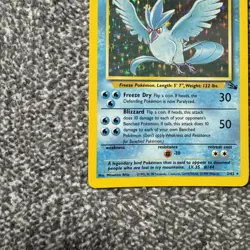 VINTAGE Articuno TCG 2/62 Fossil Holo Rare Pokemon Card NM - Image 3