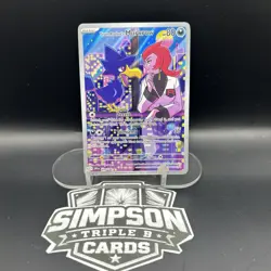 Team Rockets Murkrow Pokemon Destined Rivals 200/182 Illustration Rare Full Art - Image 1