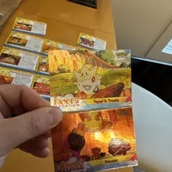 1999 Topps Pokemon Pikachus Vacation Movie Animation Edition 13 Card Lot. 2 foil - Image 3