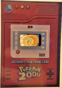Vintage Topps Pokemon The Movie Film Frame Card And Topps Pokemon Cards - Image 1