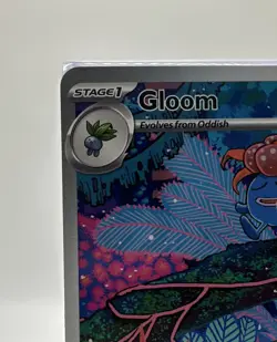 Pokemon Gloom Card 198/197 SV03 Obsidian Flames Holo Rare TCG Illustration NM - Image 2