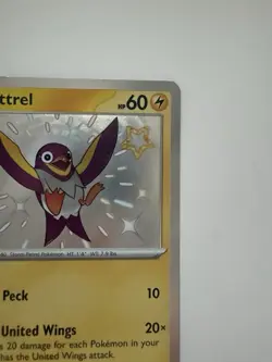 Pokemon Wattrel Paldean Fates Shiny Rare Holofoil 145/091 - Image 5