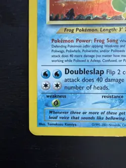 Pokemon TCG Politoed Holo Rare Card 8/75 Neo Discovery Unlimited Edition - Image 3