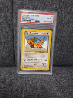 Dragonite (Movie Promo) 05/53 1999 Promo Regular Pokemon Game Card PSA 8 - Image 1