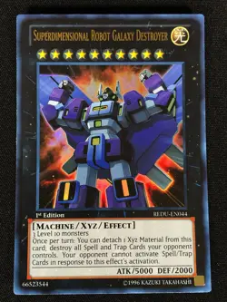 Yugioh Superdimensional Robot Galaxy Destroyer REDU-EN044 1st Ultra (NM) - Image 1