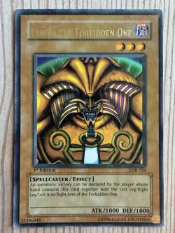 Exodia the Forbidden One LOB-124 The Legend of Blue Eyes White Dragon 1st... - Image 4