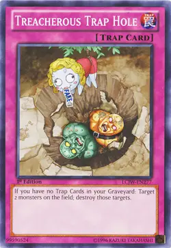 Treacherous Trap Hole - LCJW-EN277 - Common - 1st Edition x1 - Lightly Played - Image 1