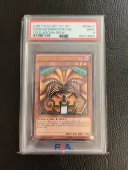 PSA 9 2015 YU-GI-OH! 1ST EDITION EXODIA/FORBIDDEN ONE YGLD-ENA17 EXODIA DECK - Image 1
