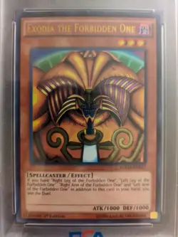 PSA 9 2015 YU-GI-OH! 1ST EDITION EXODIA/FORBIDDEN ONE YGLD-ENA17 EXODIA DECK - Image 3