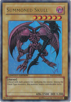 Yu-Gi-Oh! Summoned Skull (NM) Limited Edition Ultra Rare YAP1-EN003 - Image 1