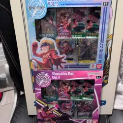 One Piece TCG Illustration Box Volume 3 and Volume 4 Bundle Factory Sealed - Image 1