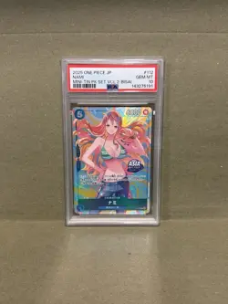 2025 One Piece JP NAMI Mini-Tin Pack Set Vol.2 Bisai #112 PSA 10 - Image 1