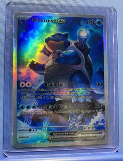 Pokemon Blastoise DIY Custom Card Holo - Image 1