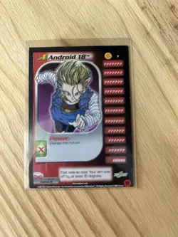 Dragon Ball Z DBZ Android 18 super rare card U - Image 1