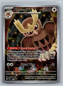 Noctowl SV: Scarlet & Violet Promo Cards #141 Holo Pokemon Card - Image 1