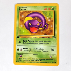 Pokemon TCG Ekans 1999 Wizards Of The Coast First Edition Jungle Card 46 No Play - Image 3
