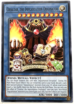 YuGiOh! - Crealtar, the Impcantation Originator - DANE-EN029 1st Edition Common - Image 1