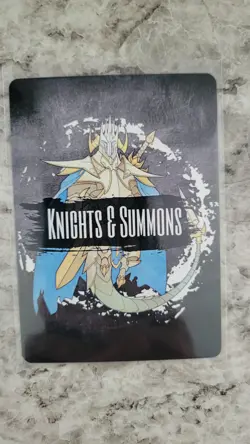 Knights & Summons TCG Crystal Summon Original Promo Card Kickstarter Holo - Image 2
