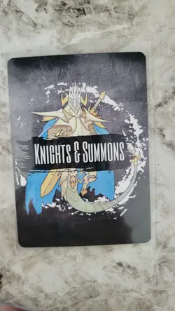 Knights & Summons TCG Crystal Summon Original Promo Card Kickstarter Holo - Image 4