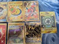 Gold SEC pokemon 11 card LOT !! Item + Energy cards +Pokemon M/NM !!! - Image 4