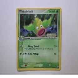 Pokemon TCG Weepinbell 70 HP Reverse Holo Uncommon Legend Maker 47/92 2006 Card - Image 1