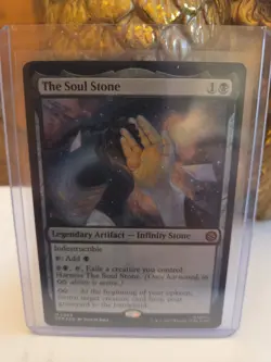 The Soul Stone Marvel's Spider - Man Magic The Gathering 0066 Mythic Foil - Image 1