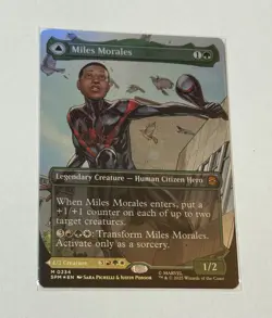 FOIL Miles Morales 0234 (Marvel's Spider-Man) - Borderless - NM Pack Fresh MTG - Image 1