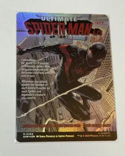 FOIL Miles Morales 0234 (Marvel's Spider-Man) - Borderless - NM Pack Fresh MTG - Image 2