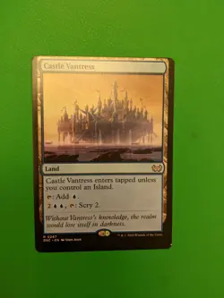 Castle Vantress Commander: Duskmourn: off center misprint miscut error - Image 1