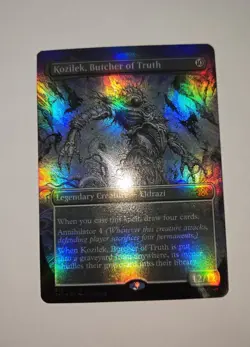 MTG DOUBLE MASTERS 2022 TEXTURED FOIL KOZILEK, BUTCHER OF TRUTH MINT #576 MYTHIC - Image 4