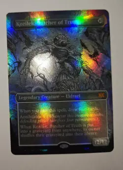 MTG DOUBLE MASTERS 2022 TEXTURED FOIL KOZILEK, BUTCHER OF TRUTH MINT #576 MYTHIC - Image 5