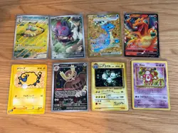 Pokemon TCG Job Lot - Vintage, Japanese, Charizard, Lapras - Art/EReader VGC - Image 1