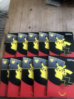 mcdonalds 25th anniversary pokemon pack Bundle 9 Packs - Image 1