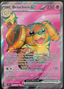 Briochien EX - EV7:Couronne Stellaire - 160/142 - Carte Pokemon Francaise Neuve - Image 1