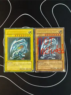 YuGiOh Blue Eyes White Dragon SDK-001 Max Faded Misprint Ultra Rare - Image 2
