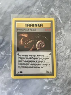 1999 Trainer Card Pokemon Mysterious Fossil 1st First Edition Set WOTC NM Lp - Image 1