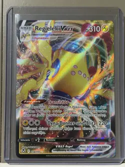 Regieleki VMAX 058/195 Holo VMAX Rare Silver Tempest NM Pokemon Karte Deutsch - Image 1